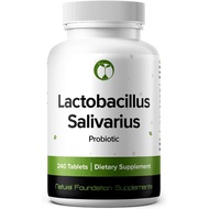 Lactobacillus Salivarius Probiotic Supplement 240 Tablets 3 Billion CFU