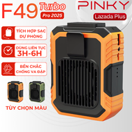 Quạt Mini Đeo Thắt Lưng F83 Giúp Làm Mát Hạ Nhiệt Cơ Thể Quạt Kẹp Hông Dung Lượng Pin 5000mAh Tích H