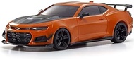 Kyosho MZP242OR A.S.C. Chevrolet Camaro ZL1 1LE Crash Painted Body for Mini Z MR03W-MM, Orange