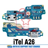 Itel A26 A571L Charging Board with iC Original A571L Charging Connector iC