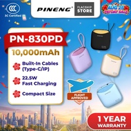 Pineng PN-830PD Built-In Cable 22.5W 10000mAh Fast Charge Powerbank