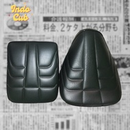 1 Set Front Rear Seat and Backrack Chrome Iron Rack Honda Supercub 50 JDM