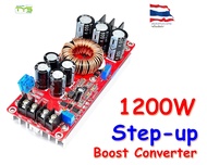 DC-DC Boost Converter Step Up Power 150W 10A/400W 15A/1200W 20A Transformer ตัวควบคุมแรงดันไฟฟ้าคงที่ความร้อน 8.5V-50V ถึง 10-60V