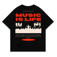 ZUARSY Tshirt Oversize Music Is Life