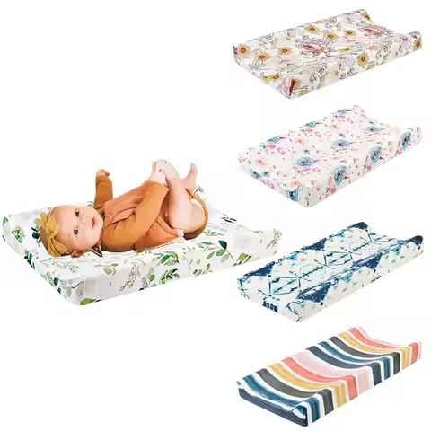 Baby Diaper Changing Pad Cover Diaper Change Table Cover Changing Mat Newborn Bedding Baby Gift Elas