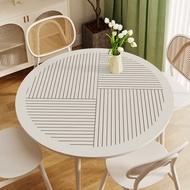 Thảm Trải Bàn Tròn Chống Dầu Chống Thấm Nước Không Giặt Cảm Giác Sang Trọng Chịu Nhiệt Tấm Lót Bàn Ă