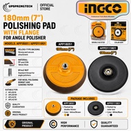 INGCO 7in 180mm Polishing Pad Velcro Backing M14 APP0111801/APP18051