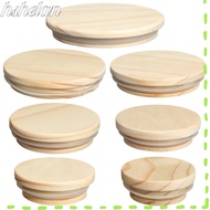 HSHELAA Mason Jar Lid Wooden Bottle Sealing Caps Kitchen Organization Canning Storage