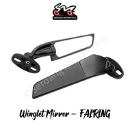 Winglet Side Mirror Cermin Sisi Stealth Wing Aero Spoiler Rearview LC135 Y15 Y16 Lagenda Honda RS150