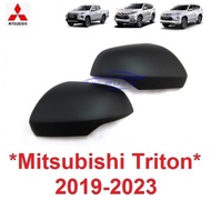 Mirror Cover Mitsubishi Triton 2019-2023 Matte Black PAJERO 2015 Side MR GLS Ears Accessories