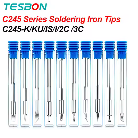 C245 Series Soldering Iron Tips C245-K/KU/IS/I/2C /3C Iron tip compatible with JBC245/T80P/T90B/HS-0