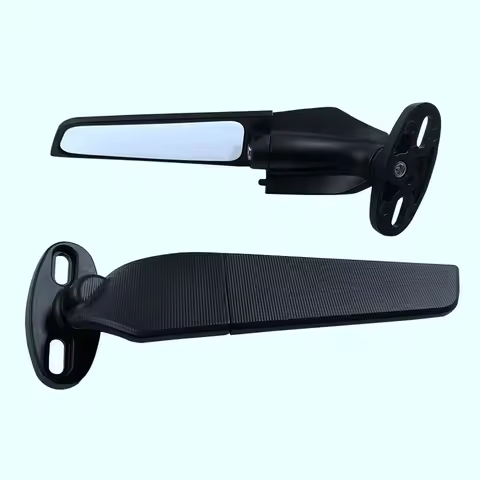 AC54-Motorcycle Mirrors Modified Wind Wing Adjustable Rotating Rearview Mirror For YAMAHA R15 R25 R3