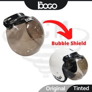 BOGO Visor 3 Button BG05 BG25 BO GO Bikko helmet SGV MS88 MAGNUM ARC Swan Clear Tinted Dark Grey Smo