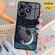 Softcase Glass Kaca REALME C53 - Case Handphone REALME C53 [T38]