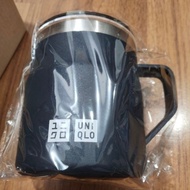Coffee Cup Black Stainless Steel Uniqlo * 450 ml Temperature-Retaining Comes With Super Cute Colors 