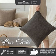 Dreamynight Home Luxe Series Corduroy Cushion 45x45cm with Insert | Soft Microfiber Sofa Pillow