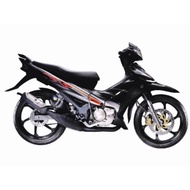 Y125ZR HITAM OREN BODY COVER SET HLY ORIGINAL/HLD OEM