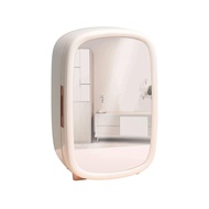 Beauty Mini Fridge with Mirror - Small Compact Refrigerator for Skincare, Makeup and Cosmetic Produc