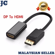 HP Display Port DP Connector Cable Male To HDMI V1.4 Female