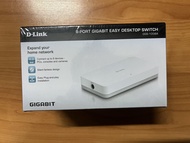 D-Link Switch HUB 8 Port 10/100/1000 GIGABIT EASY DESKTOP SWITCH รุ่น DGS-1008A