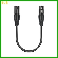 BUB Male to Female Adapter Cable for Enhances Stage Lighting Control 3 to 5 Pin Music and DMX512 Sig