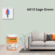 5L Jotun Essence Cover Plus  6013 Sage Green Matt Green Colour Indoor Wall Paint Easy Wash Cat Dinding Dalaman