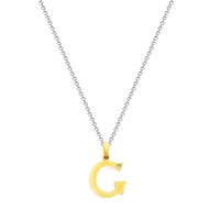 FAR EAST 9K/375 Yellow Gold Letter G Diamond Pendant