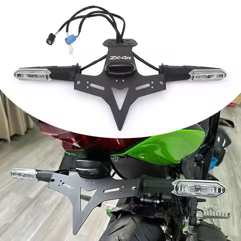 Motorcycle Tail Tidy Fender Eliminator Registration License Plate Holder For ZX-4R ZX-4RR ZX-25R ZX4