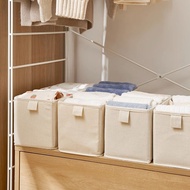 【LB0P】-Large Storage Box Closet Storage Box Sturdy Foldable Storage Box