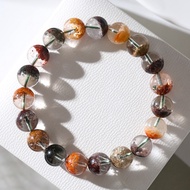 Natural Colorful Ghost Bracelet Cornucopia Four Seasons Ghost Crystal Bracelet Men Women White Ghost