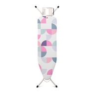 brabantia Size B Ironing Board WithSteam Iron Rest Ivory - Abstarct Leave