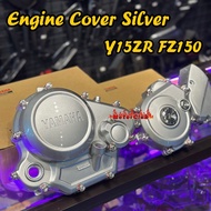 SILVER CLEAR CASING COVER ENGINE CRANKCASE YAMAHA FZ150 Y15ZR COVER SET KULIT ENJIN CLUTCH & MAGNET 