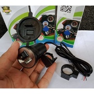 Cas HP Charger Motor Cas Casan Handphone ke aki Usb Ces Mobil Motor