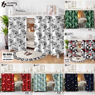 VIEW AND HUE SINGLE BED CURTAIN BUNK BED CURTAIN DORMITORY CURTAIN PRIVACY CURTAIN WITH ACCESORIES LOOP HOOKS AND ROPE