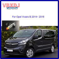 VBXDJ Yessun กล้องมองหลังรถยนต์สําหรับ Opel Vivaro B X82 2014 2015 2016 2017 2018 HD CCD กล้องป้ายทะเบียน / กล้องมองหลังสํารอง DKLYT