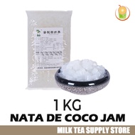 1kg Nata De Coco Jam Doking Jam Coconut Jelly For Milk Tea Fruit Juice Jam