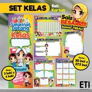 [NEW!!] SET KECERIAAN KELAS SET KELAS + REWARD + PARKING LOT