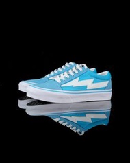 🤩必備藍白閃電滑板鞋🤩 | Revenge x Storm Classic Low Top Blue White Lightning | 爆款街頭潮人最愛上腳顯白透氣耐磨休閒百搭滑板鞋|