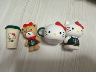 Starbucks hello kitty 杯緣子 一套