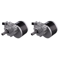 2X 24V 250W Electric Wheelchair Reduction Motor DC Brushless 120 Rpm Motors Reductor E‑Bike Scooter