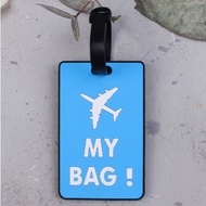 Blue Luggage Tag, Travel Accessories, Luggage Tag, Travel Bag School Bag Name Tag