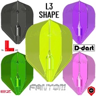 L-STYLE DART FLIGHTS - FANTOM L3 SHAPE EZ L STYLE DARTS FLIGHT (SAYAP ARROW)