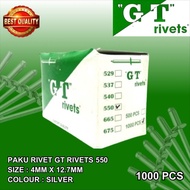 Best Seller - Gt 550 Rivet Nails Size 4Mm X 12.7Mm Contents 1000Pcs