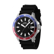 [Creationwatches] Invicta Pro Diver Silicone Strap Black Dial Quartz 46131 Mens Watch