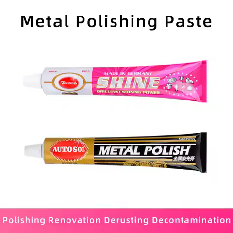 AUTOSOL Metal Polishing Paste For Chrome Aluminium Metal Steel Cars Bikes Etc, Food Grade For Rust R