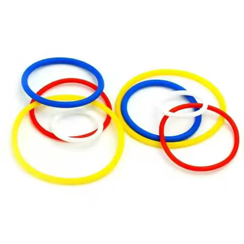 10Pcs 2x2 3x3 4x4 5x5 Rubber Band Belt for Lego Technic Elastic Cross Section Round Pulley Compatibl