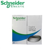 SCHNEIDER DIGILINK DC6CAUTP4P3B CAT6 INTERNET 4PR UTP CABLE 305 METER CM BLUE