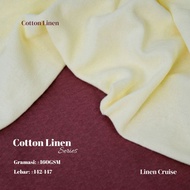 1 Yard of Cotton Linen and Linen Cruise Fabric | 100% Cotton | Cool Breathable Sweat Absorbent