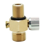 HAPPY TIME-CO2 Tank Valve Air Tank CO2 Bottle Cylinder with On/Off Thread M18x1.5 Out Put Thread W21