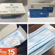 face mask washable kids face mask face mask kids [50pcs] Face Mask Disposable Earloop 3ply Face Mask